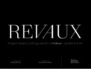 Revaux font