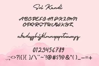 Sri Kandi font