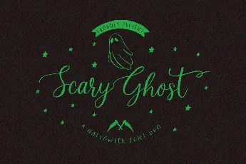 Scary_Ghost_Script font