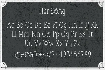 Her Song Demo font