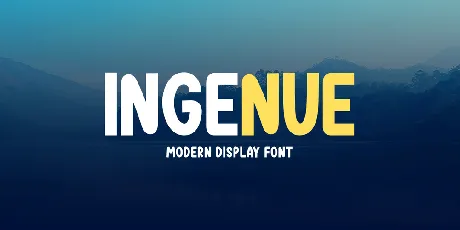 Ingenue font