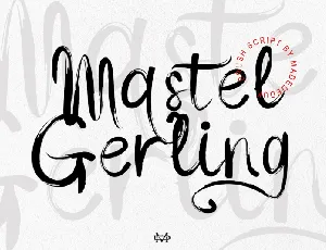 Mastel Gerling font