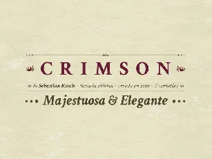 Crimson Text Family font