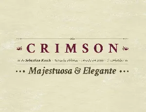 Crimson Text Family font