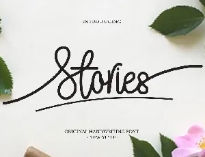 Stories font