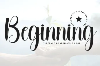 Beginning Script font