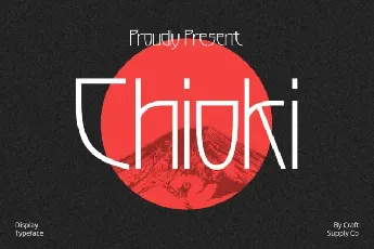 Chioki font