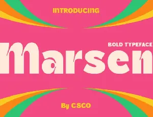 Marsen font