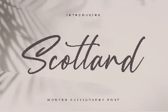 Scotland Calligraphy font