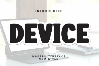 Device Display font