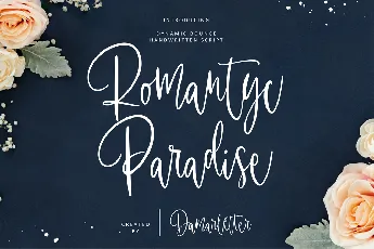 Romantyc Paradise font