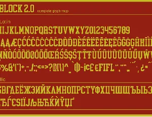 College Block 2.0 font