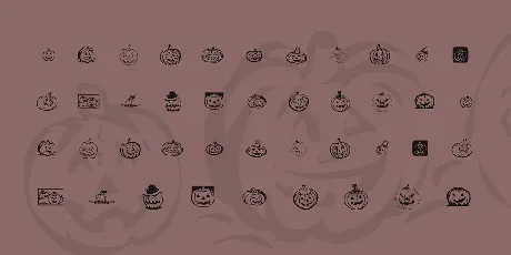 KR Pick A Pumpkin font