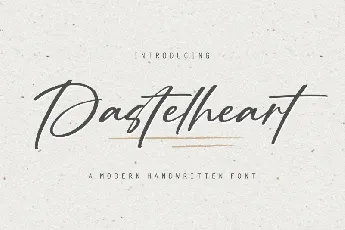 Pastelheart font