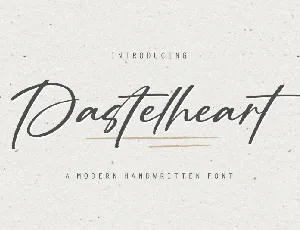 Pastelheart font