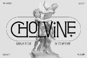 Cholvine font