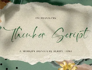 Thinker Script font