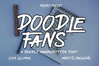 Doodle Fans font