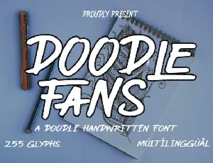 Doodle Fans font