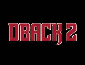 DBack 2 font