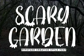 Scary Garden Display font