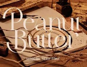 Peanut Butter font