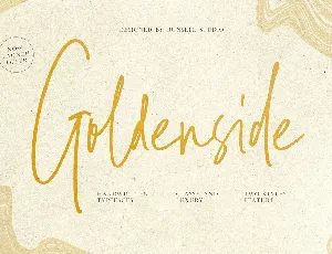 Goldenside Handwritten Script font