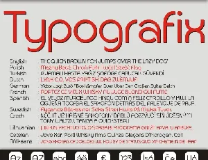 Typografix font