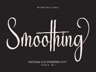 Smoothing font