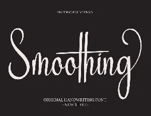 Smoothing font