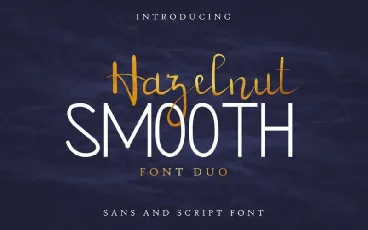 Hazelnut Smooth Handwritten font