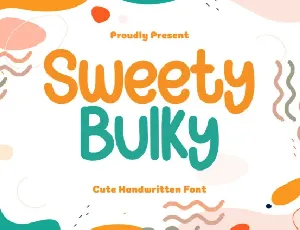 Sweet Bulky Display font