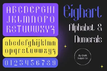 Eighart font