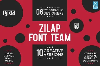 Zilap Team font