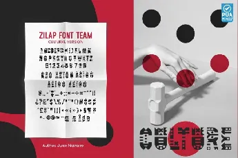 Zilap Team font