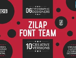 Zilap Team font