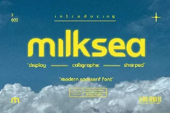 Milksea font