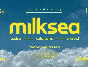 Milksea font