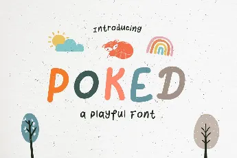 Poked Free Trial font