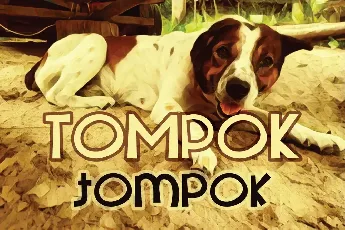 Tompok font