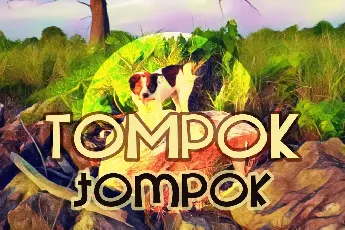 Tompok font