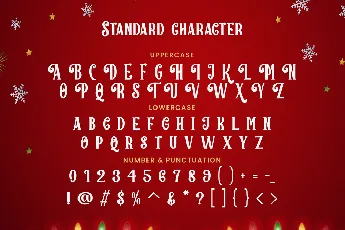 Tonight Christmas font