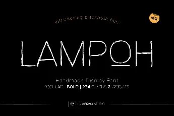 Lampoh font