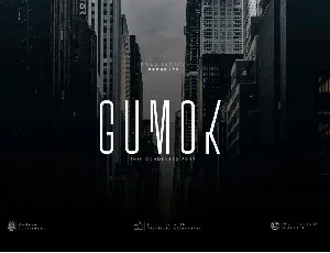 Gumok font