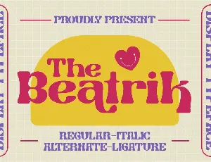 The Beatrik font