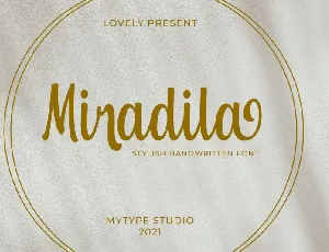 Miradila font