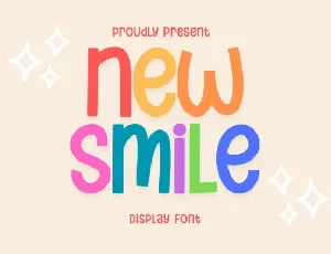 New Smile Display font