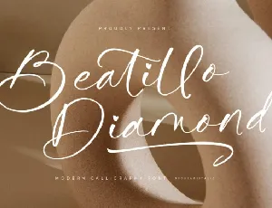 Beatillo Diamond font