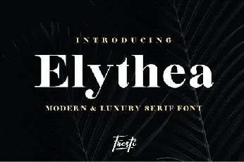 Elythea font