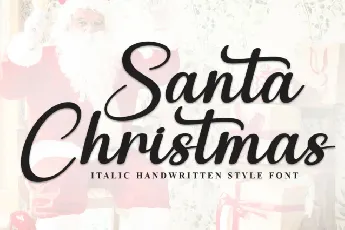 Santa Christmas Script font